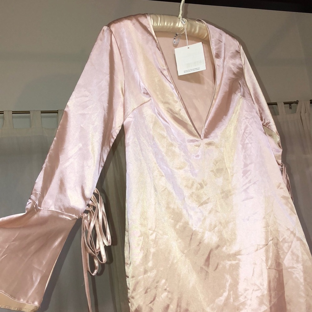 MISSGUIDED satin dress